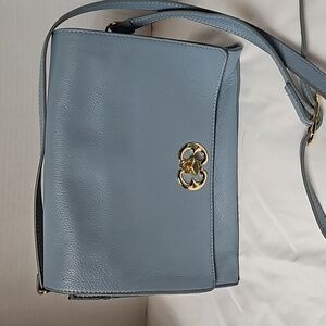 EMMA FOX BLUE CROSSBODY BAG / SATCHEL